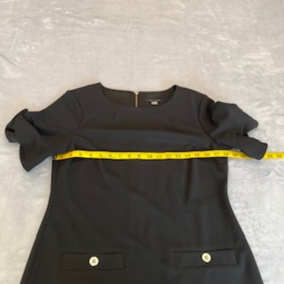 Tommy Hilfiger Women's Ruffle Sleeve Black Dress - Picture 6 of 13